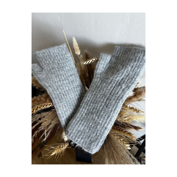 Mitaines Gris perle