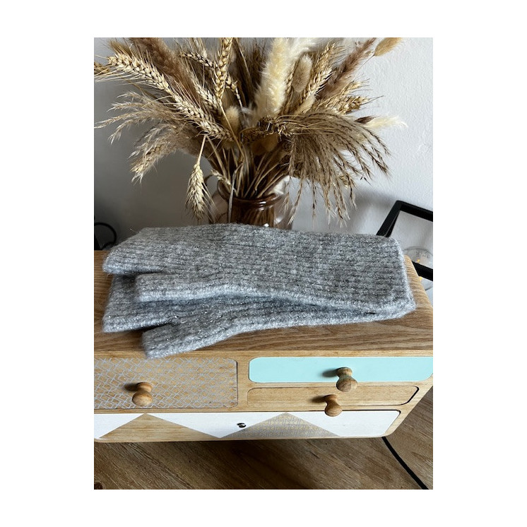 Mitaines Gris perle