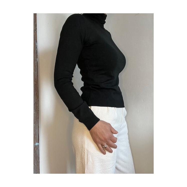 Pull à col roulé fin - Mode femme élégante
