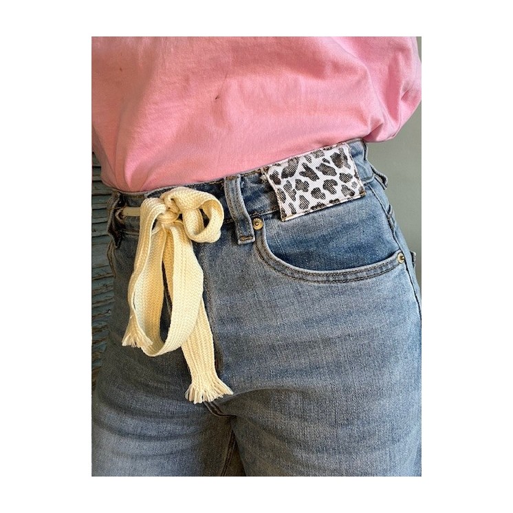 Jean denim Karlos coupe wide leg