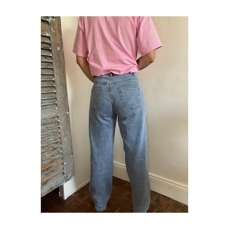 Jean denim Karlos coupe wide leg