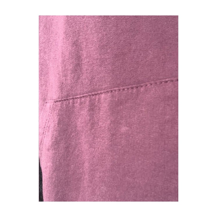 Sweat à manches courtes bordeaux-style sportwear  avec capuches