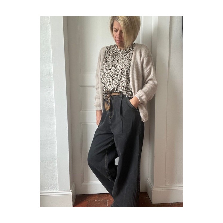 T-shirt léopard manches courtes -style tendance et audacieux