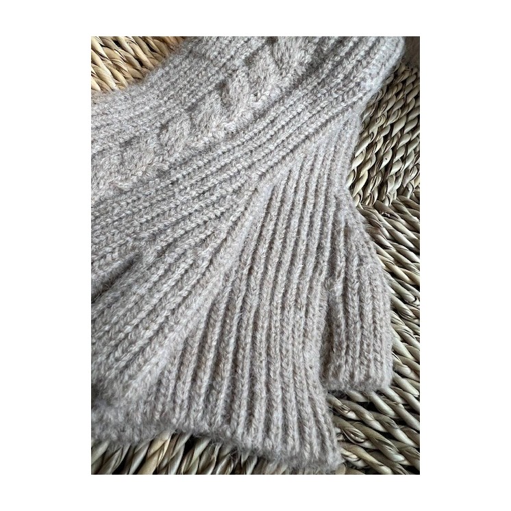 Mitaines chaudes femme , taupe parfait pour cette saison