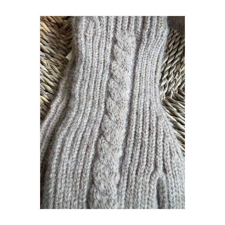 Mitaines chaudes femme , taupe parfait pour cette saison