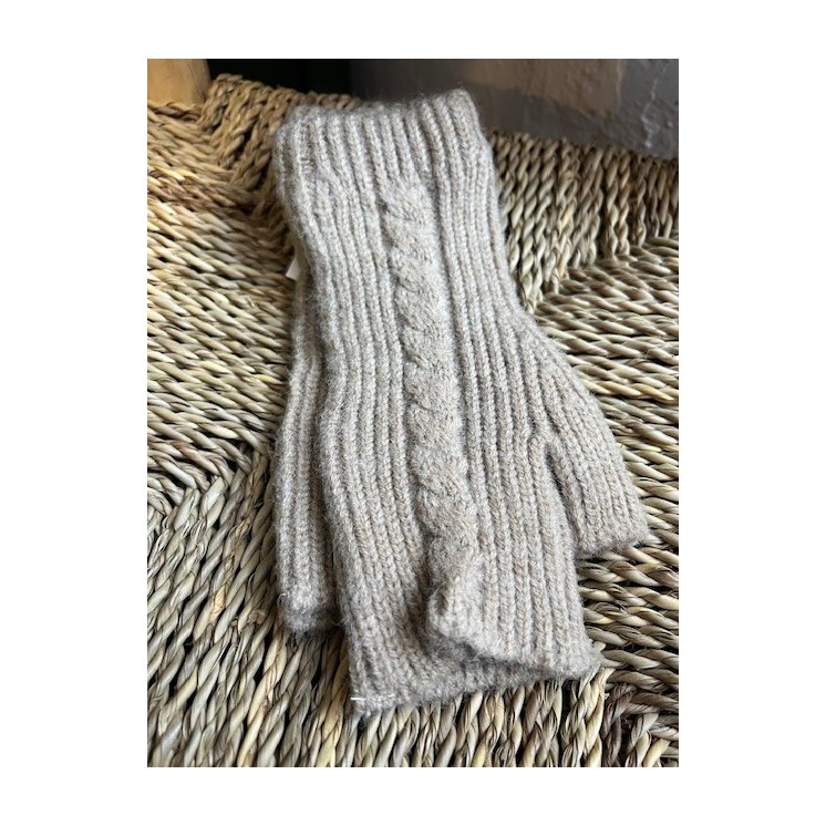 Mitaines chaudes femme , taupe parfait pour cette saison