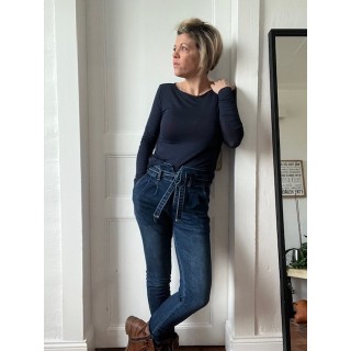 T-Shirt Louisa en cachemire -effet seconde peau