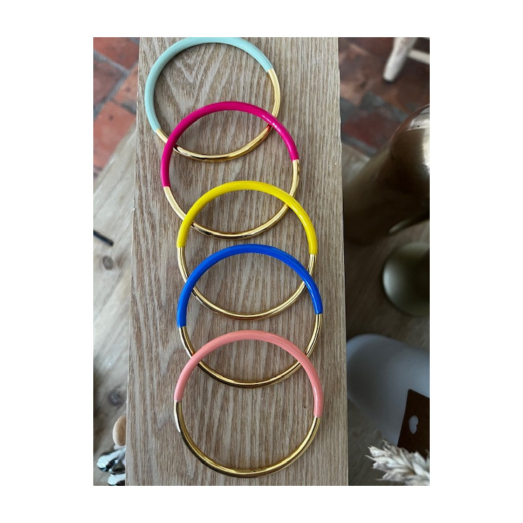 BRACELET JONC ( SAUMON )