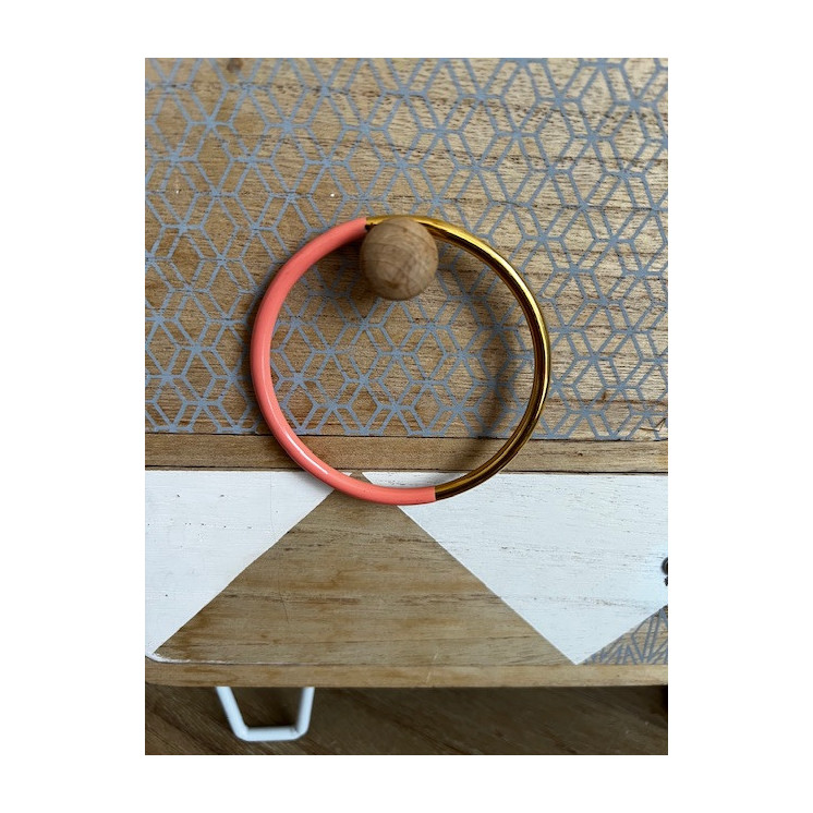 BRACELET JONC ( SAUMON )
