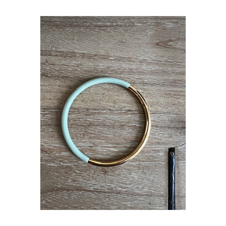 BRACELET JONC ( VERT D EAU )