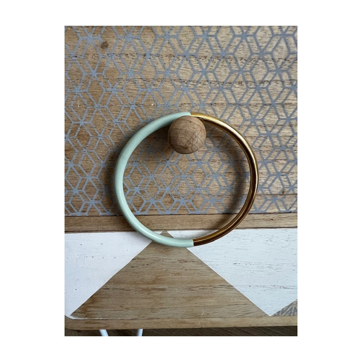 BRACELET JONC ( VERT D EAU )