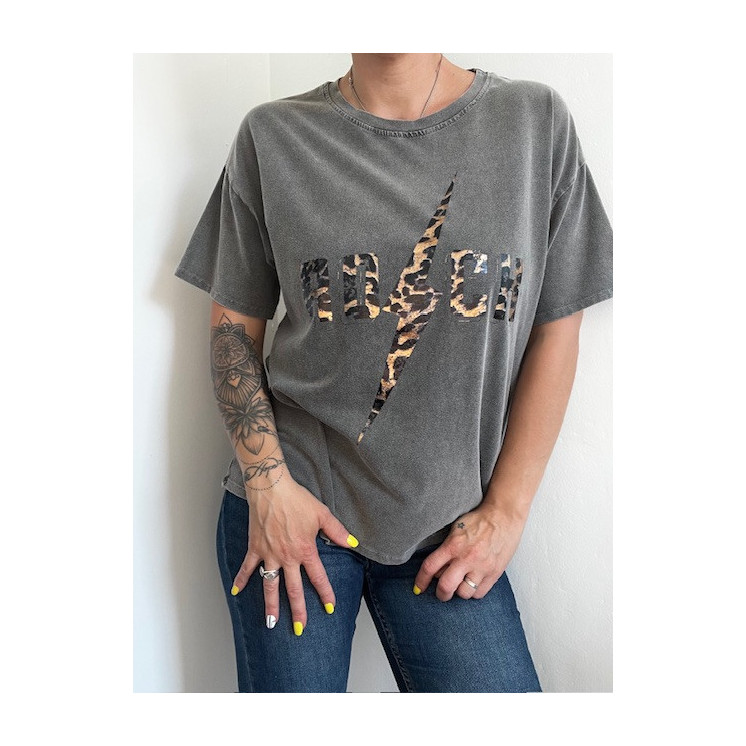 TEE-SHIRT THE ROCK (GRIS)